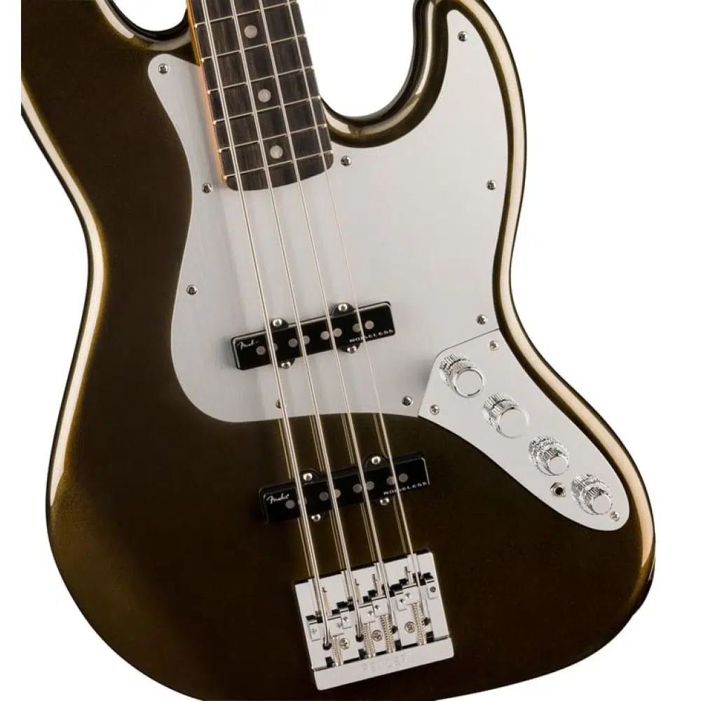 Fender American Ultra II Jazz Bass Abanoz Klavye Texas Tea Bas Gitar Fender American Ultra II Jazz Bass Abanoz Klavye Texas Tea Bas Gitar