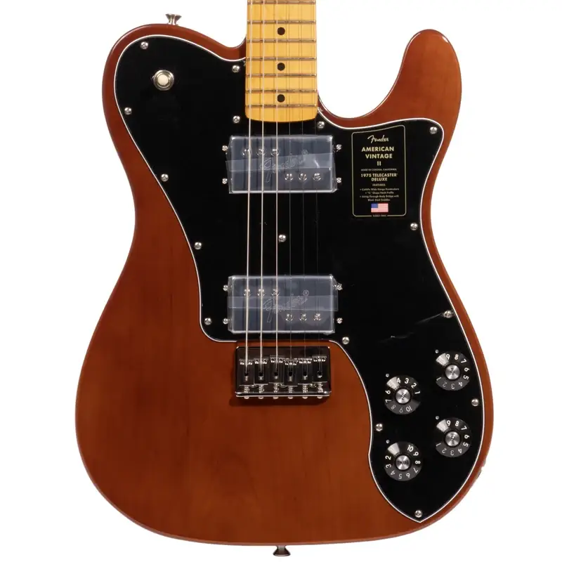 Fender American Vintage II 1975 Telecaster Deluxe Akçaağaç Klavye Mocha Elektro Gitar