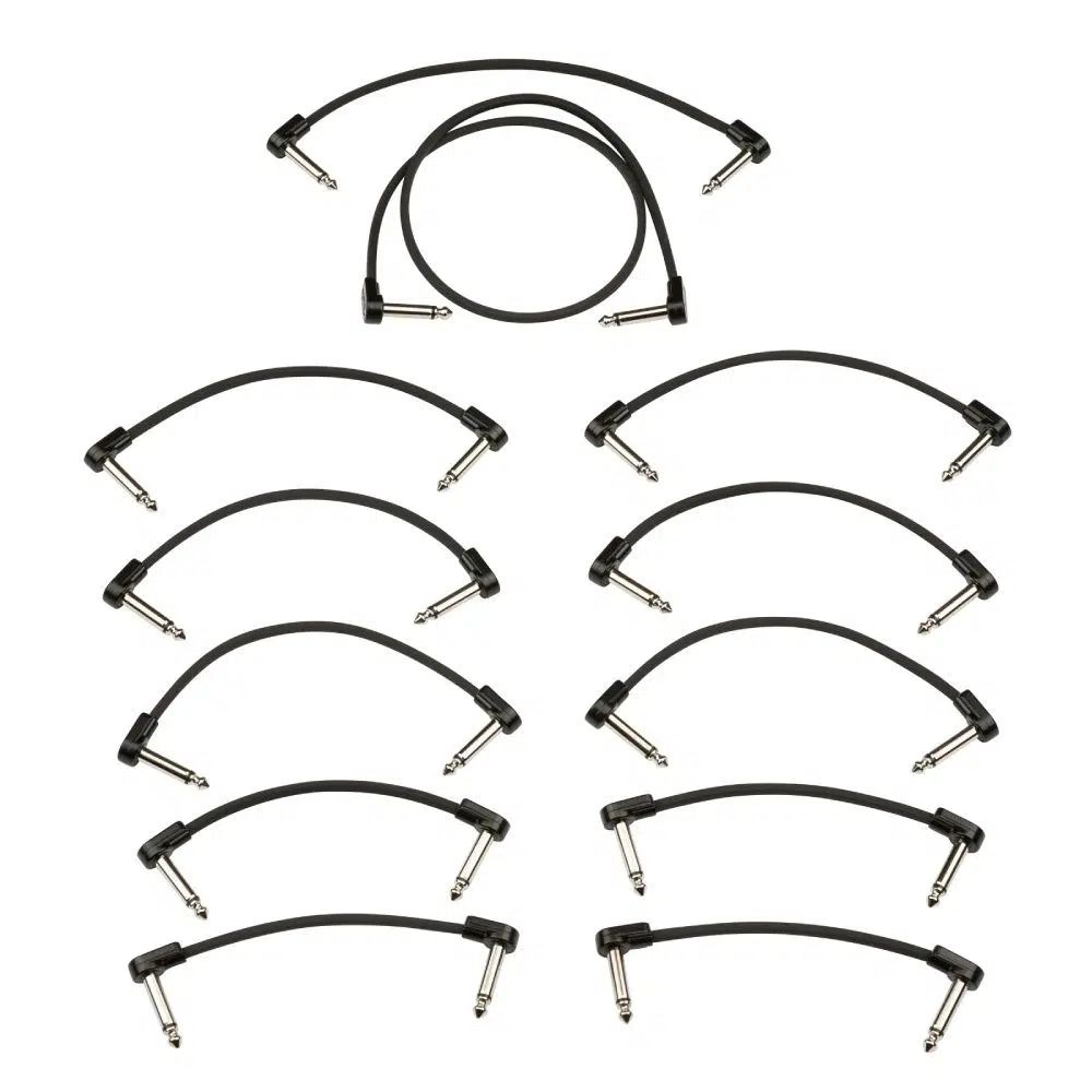 Fender Blockchain Patch Cable Kit Medium Siyah Patch Kablosu Fender Blockchain Patch Cable Kit Medium Siyah Patch Kablosu