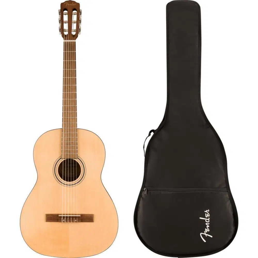 Fender CN-30 Ceviz Klavye Naturel Gig Bag Dahil Klasik Gitar