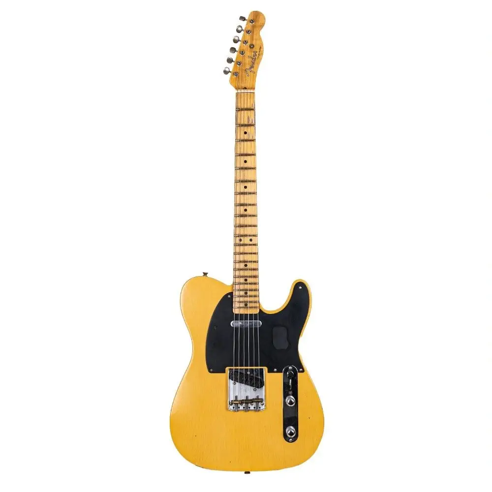 Fender Custom Shop 1952 Telecaster Super Heavy Relic Akçaağaç Klavye Aged Nocaster Blonde Elektro Gitar