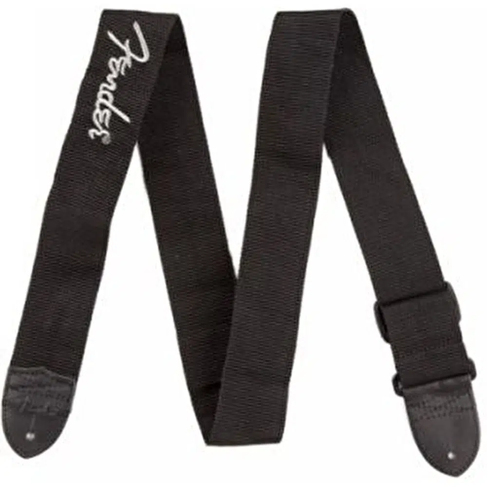 Fender Fender Logo Siyah/Gri Logo Gitar Askısı Fender Fender Logo Siyah/Gri Logo Gitar Askısı