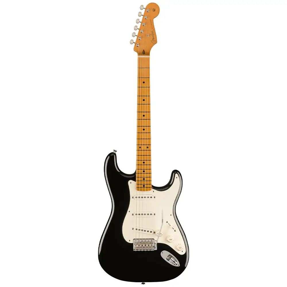 Fender Limited Edition Vintera II 50s Stratocaster Roasted Akçaağaç Sap CS Fat 60s PU Black w/bag Elektro Gitar