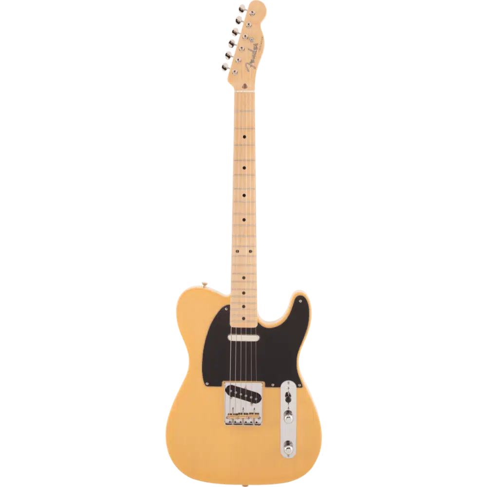 Fender Made in Japan Traditional 50s Telecaster Akçaağaç Klavye Butterscotch Blonde w/Bag Elektro Gitar
