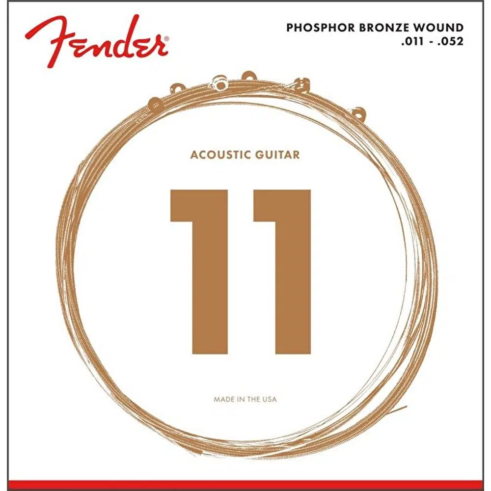 Fender Phosphor Bronze Acoustic Ball End 60CL .011-.052 Akustik Gitar Teli Fender Phosphor Bronze Acoustic Ball End 60CL .011-.052 Akustik Gitar Teli