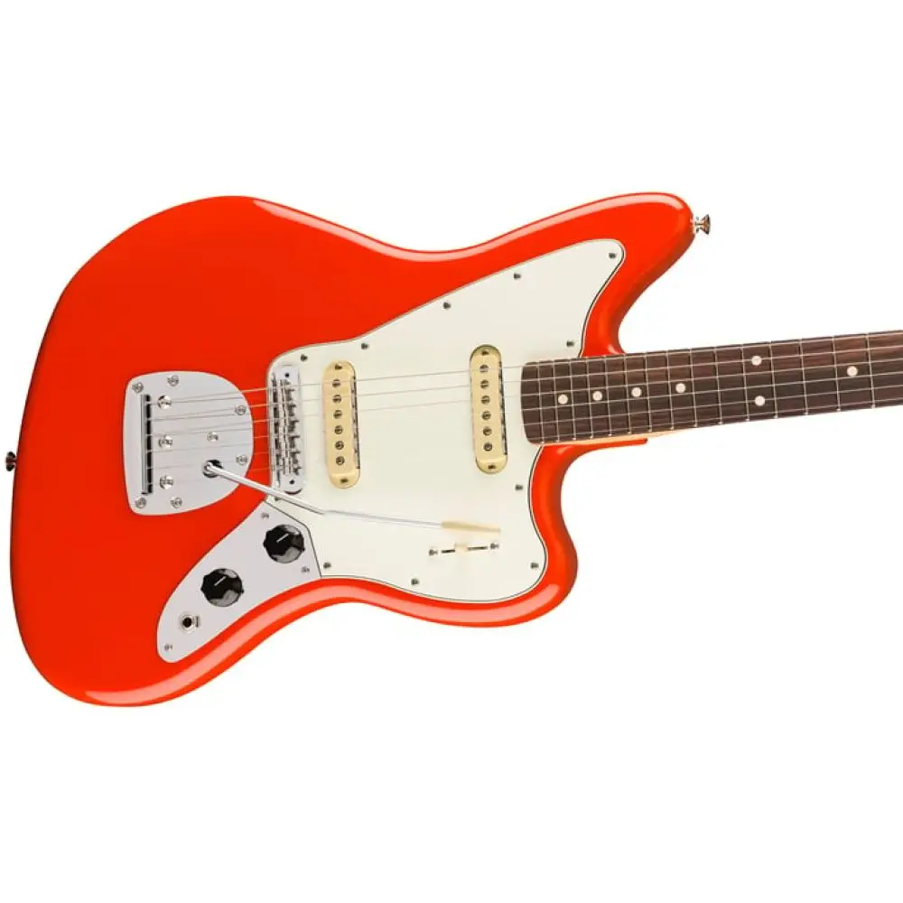 Fender Player II Jaguar Gülağacı Klavye Coral Red Elektro Gitar Fender Player II Jaguar Gülağacı Klavye Coral Red Elektro Gitar