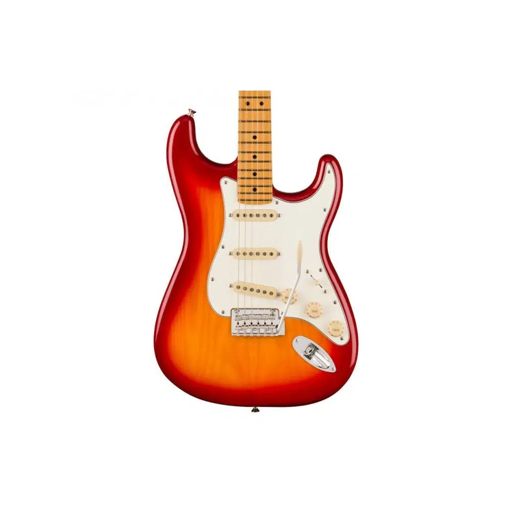 Fender Player II Stratocaster Chambered Ash Gövde Akçaağaç Klavye Aged Cherry Burst Elektro Gitar Fender Player II Stratocaster Chambered Ash Gövde Akçaağaç Klavye Aged Cherry Burst Elektro Gitar