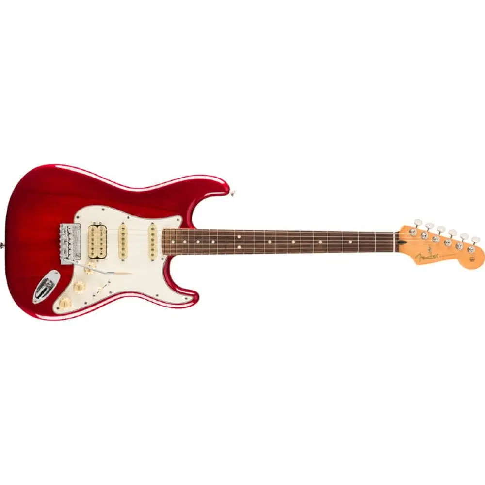 Fender Player II Stratocaster HSS Chambered Mahogany Gövde Gülağacı Klavye Transparent Cherry Burst Elektro Gitar Fender Player II Stratocaster HSS Chambered Mahogany Gövde Gülağacı Klavye Transparent Cherry Burst Elektro Gitar