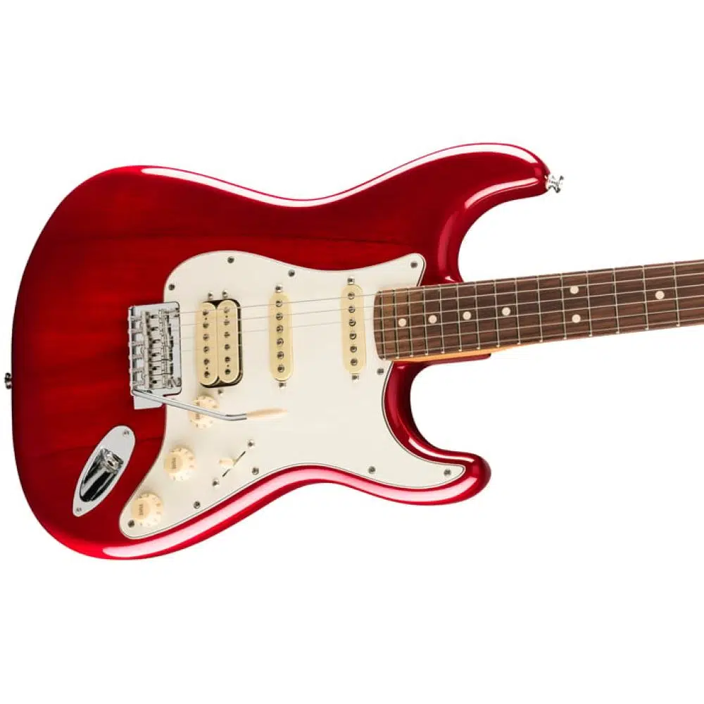 Fender Player II Stratocaster HSS Chambered Mahogany Gövde Gülağacı Klavye Transparent Cherry Burst Elektro Gitar Fender Player II Stratocaster HSS Chambered Mahogany Gövde Gülağacı Klavye Transparent Cherry Burst Elektro Gitar