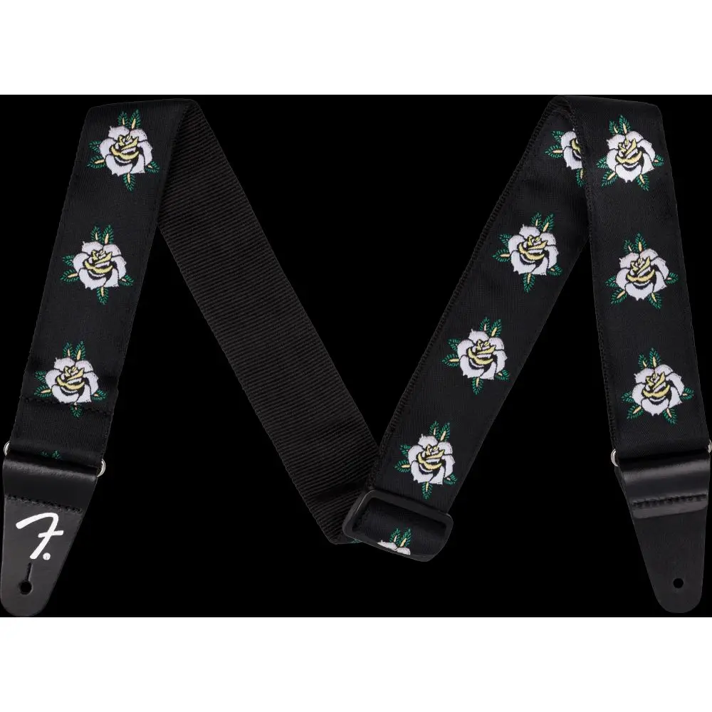 Fender Rose Strap White Gitar Askısı