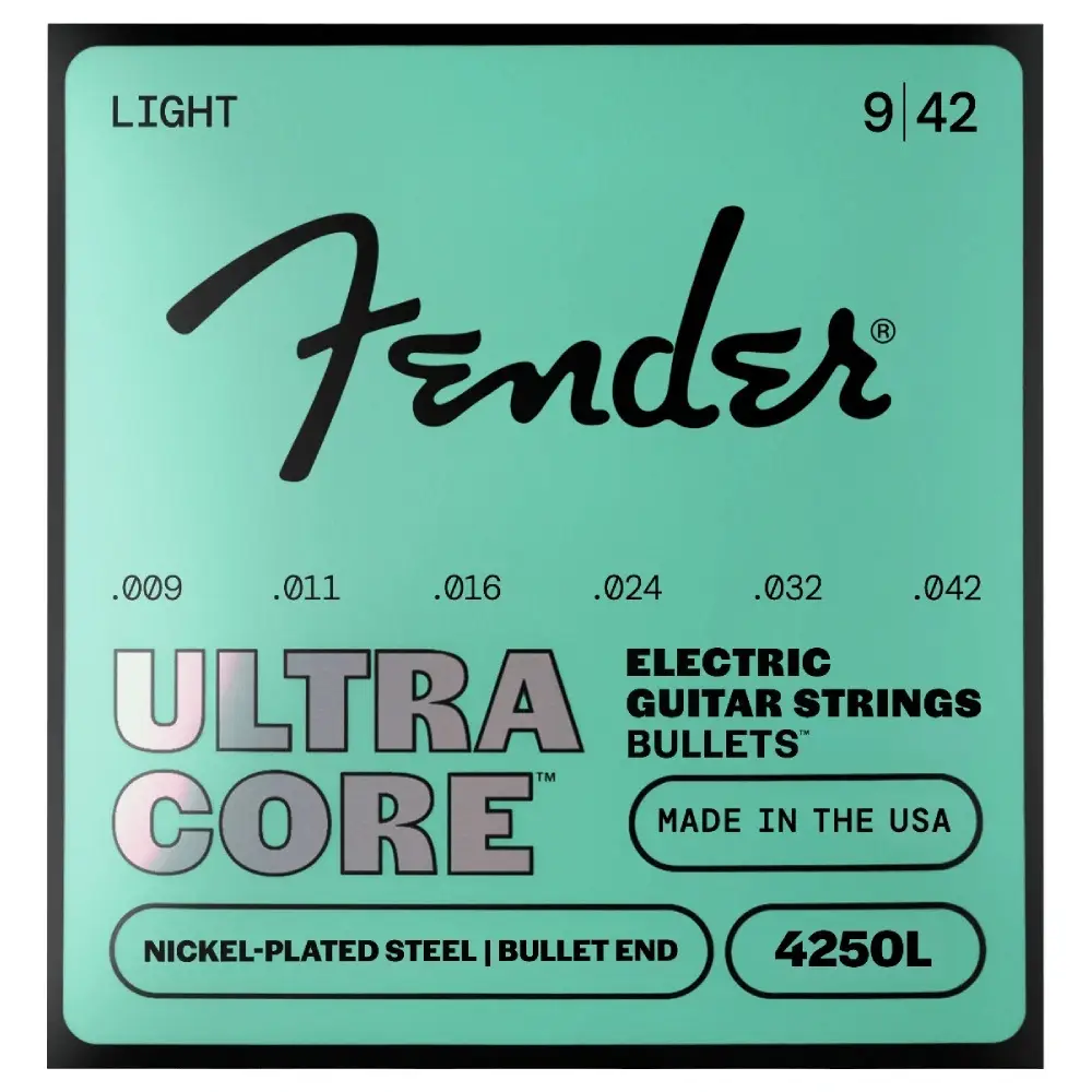 Fender Ultracore 4250L Nickel Plated Steel Bullet End 09-42 Elektro Gitar Teli