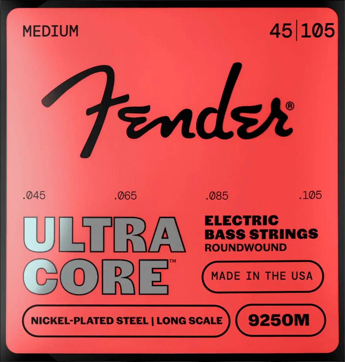 Fender Ultracore 9250M Nickel Plated Steel Long Scale 45-105 Bas Gitar Teli