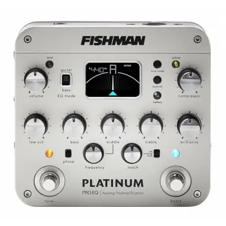 Fishman Platinum Pro EQ/DI Analog Preamp Pedalı Fishman Platinum Pro EQ/DI Analog Preamp Pedalı