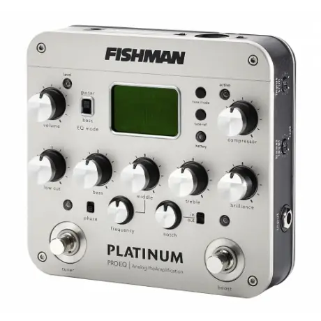Fishman Platinum Pro EQ/DI Analog Preamp Pedalı Fishman Platinum Pro EQ/DI Analog Preamp Pedalı
