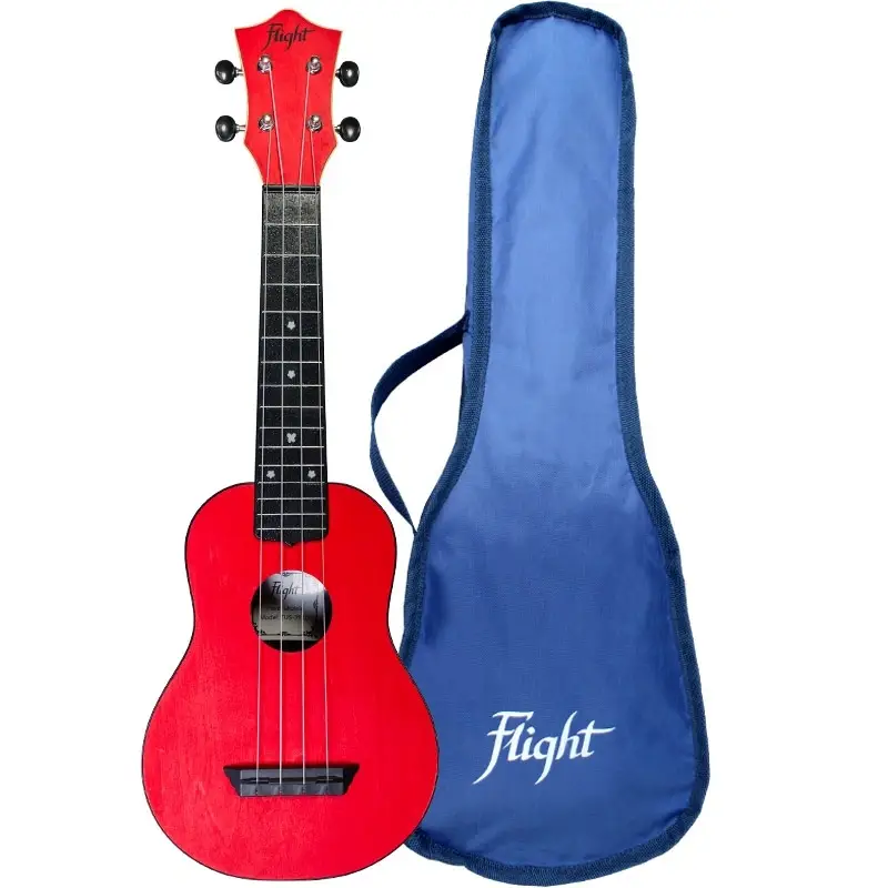 Flight TUS35 Travel Soprano Ukulele (Kırmızı)