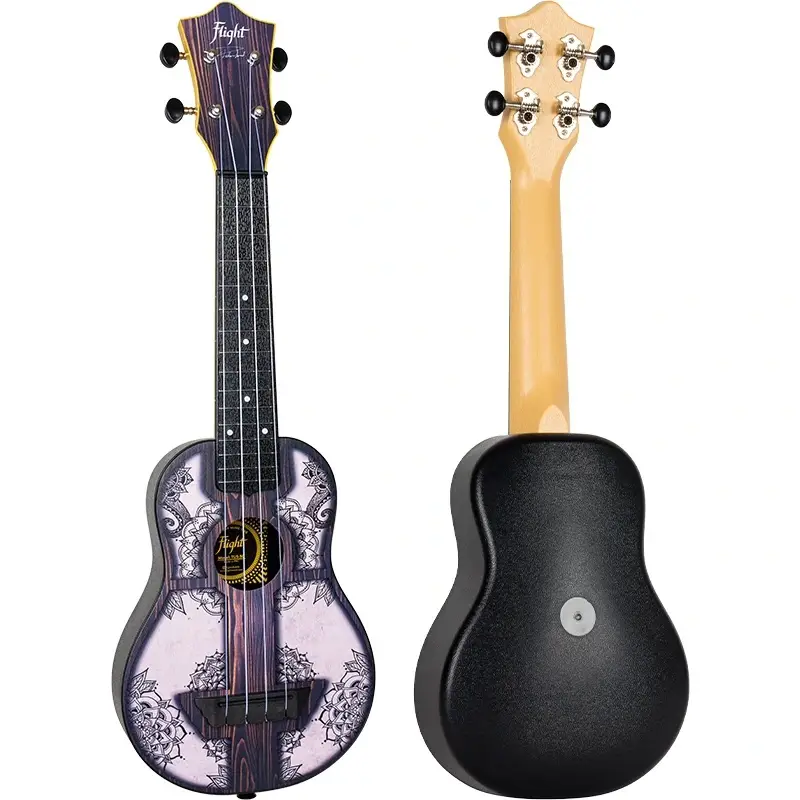 Flight TUS40 Mandala Wood Soprano Travel Ukulele Flight TUS40 Mandala Wood Soprano Travel Ukulele