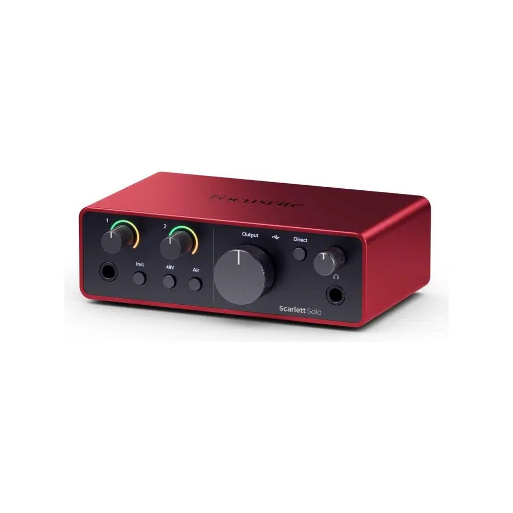 Focusrite Scarlett Solo Gen 4 Ses Kartı Focusrite Scarlett Solo Gen 4 Ses Kartı