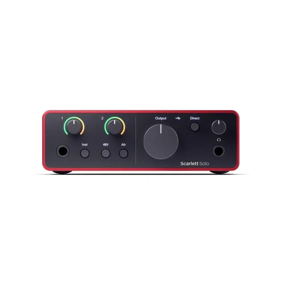 Focusrite Scarlett Solo Gen 4 Ses Kartı Focusrite Scarlett Solo Gen 4 Ses Kartı