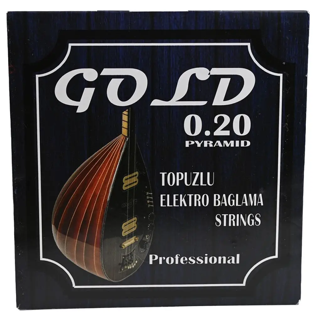Gold Pyramid 0.20 Topuzlu Elektro Bağlama Teli Takımı