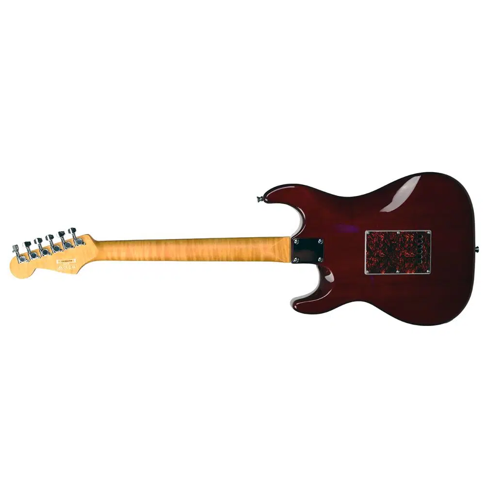 Guson SuperStrat HSS Elektro Gitar Quilted Blue Burst Guson SuperStrat HSS Elektro Gitar Quilted Blue Burst
