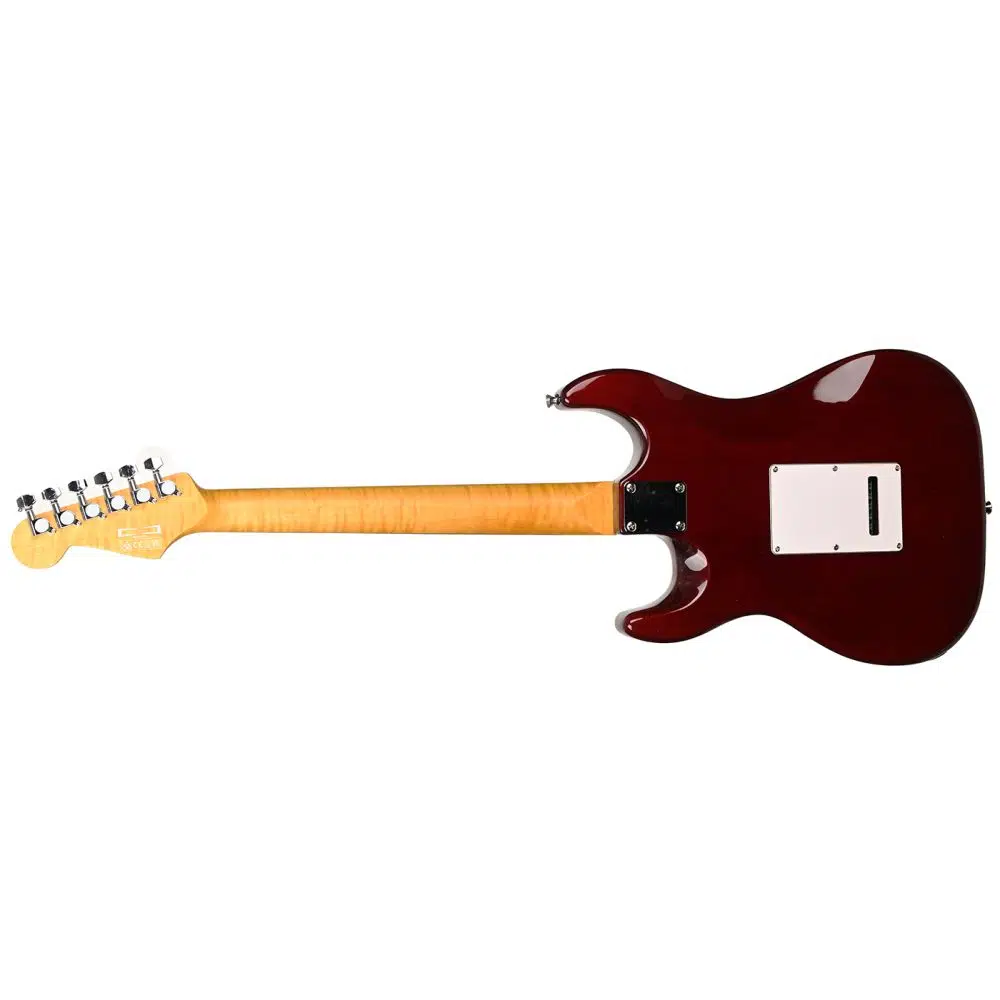 Guson SuperStrat HSS Elektro Gitar Quilted Mavi Guson SuperStrat HSS Elektro Gitar Quilted Mavi