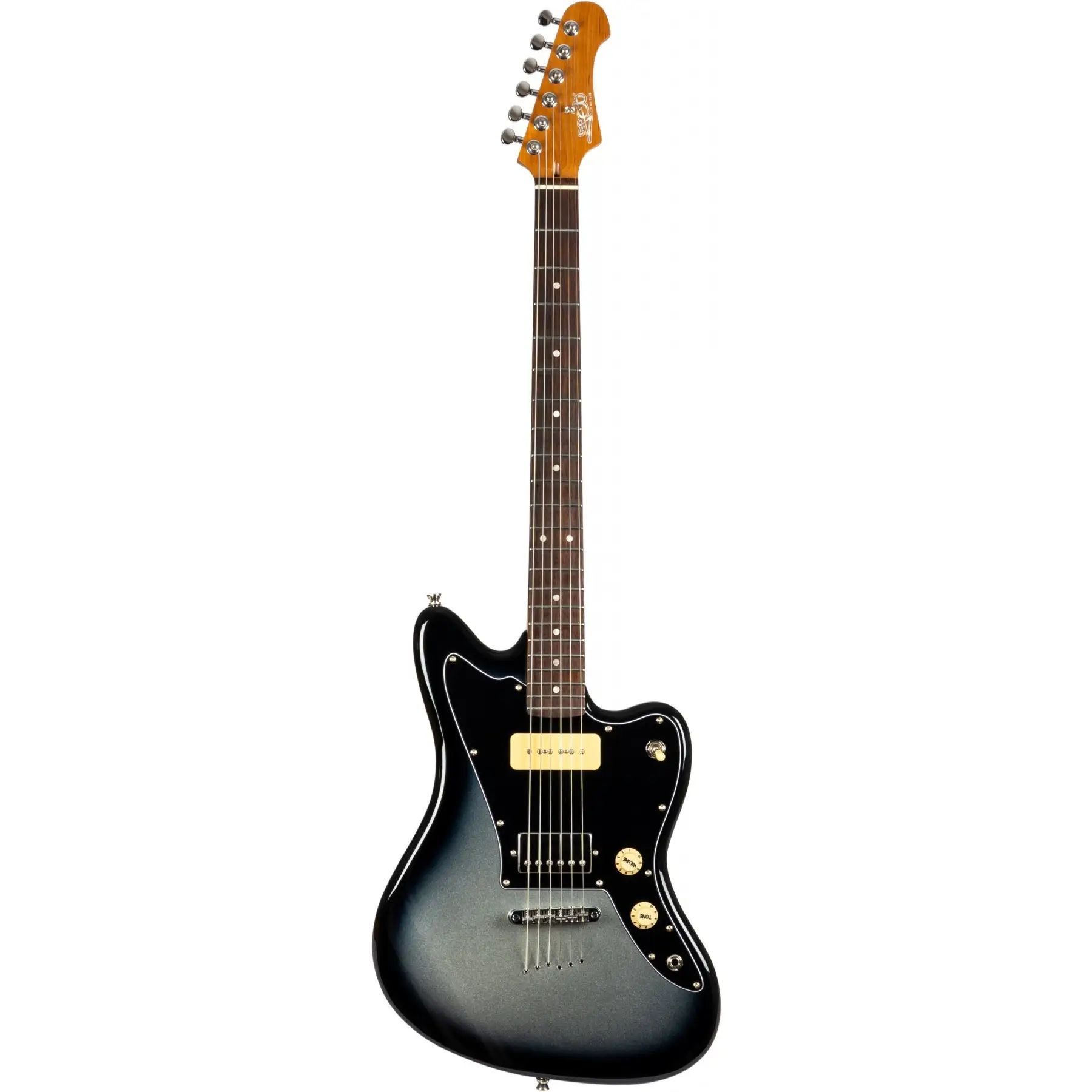 Jet JJ-350 Baritone HH Elektro Gitar (Moonburst Lunar Eclipse)