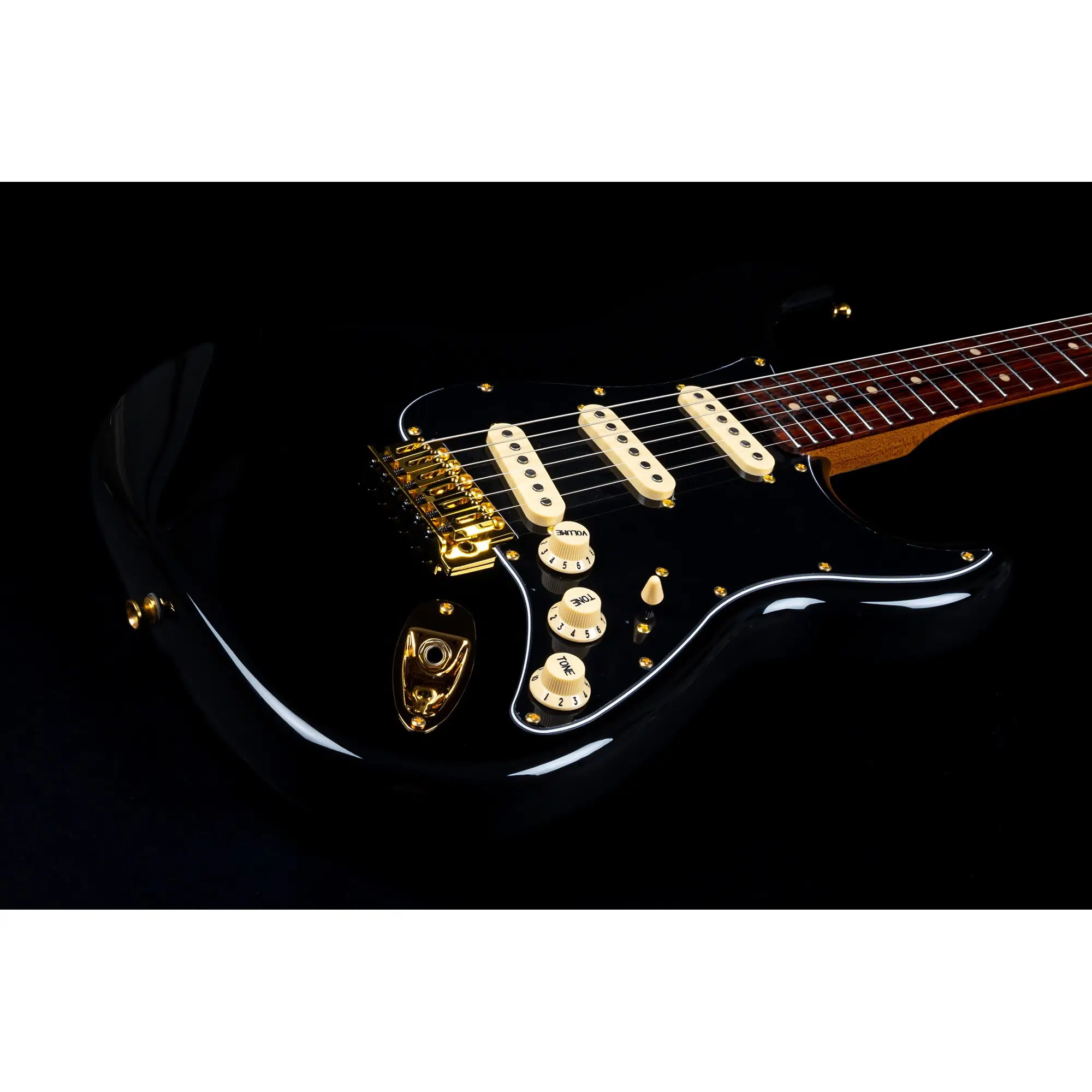 Jet JS-380 BK G SSS Elektro Gitar (Black) Jet JS-380 BK G SSS Elektro Gitar (Black)