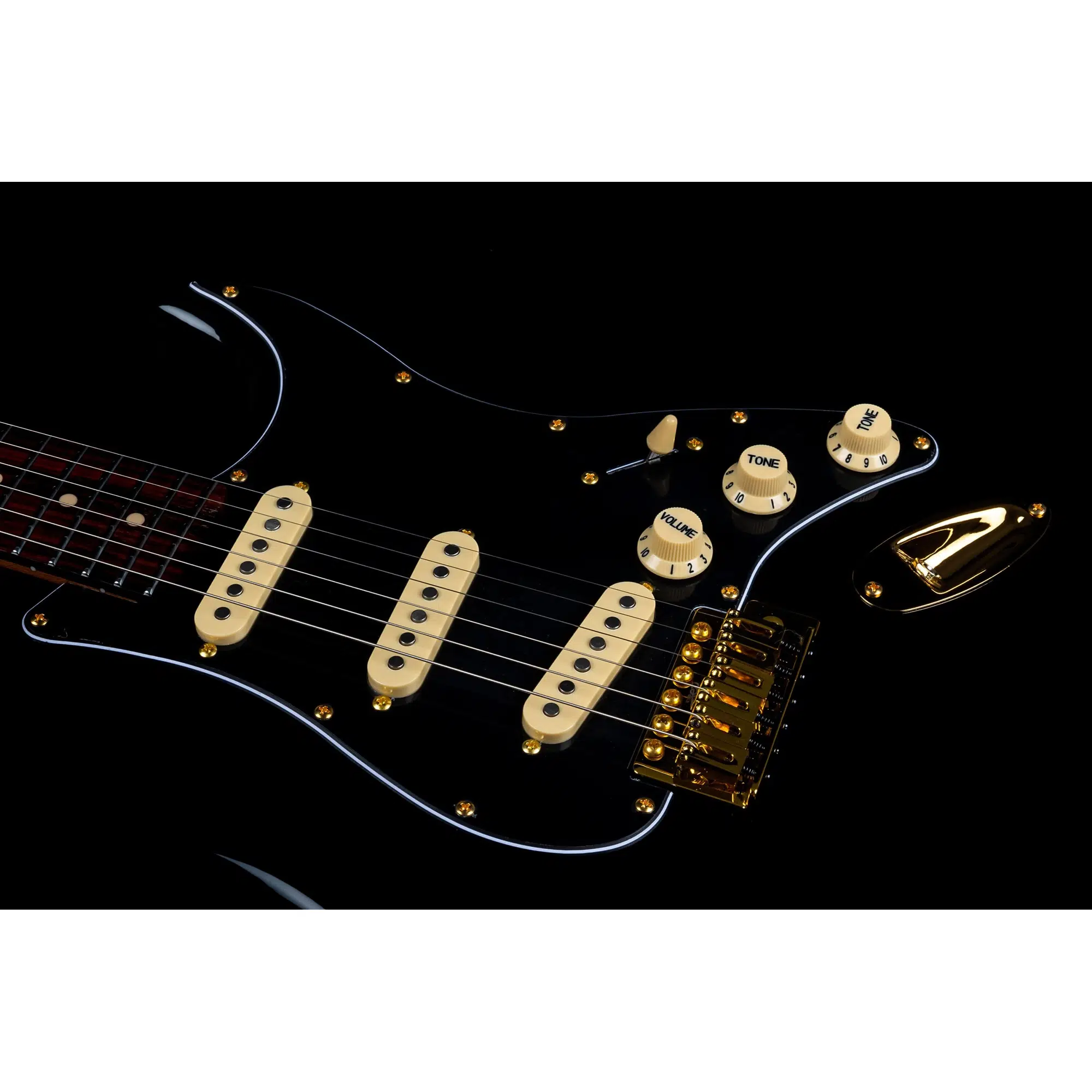 Jet JS-380 BK G SSS Elektro Gitar (Black) Jet JS-380 BK G SSS Elektro Gitar (Black)