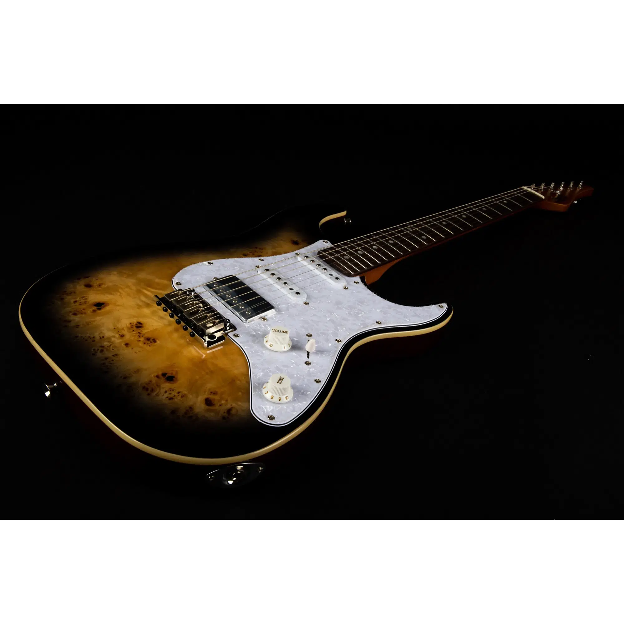 Jet JS-450 QTB R HSS Elektro Gitar (Transparent Brown) Jet JS-450 QTB R HSS Elektro Gitar (Transparent Brown)