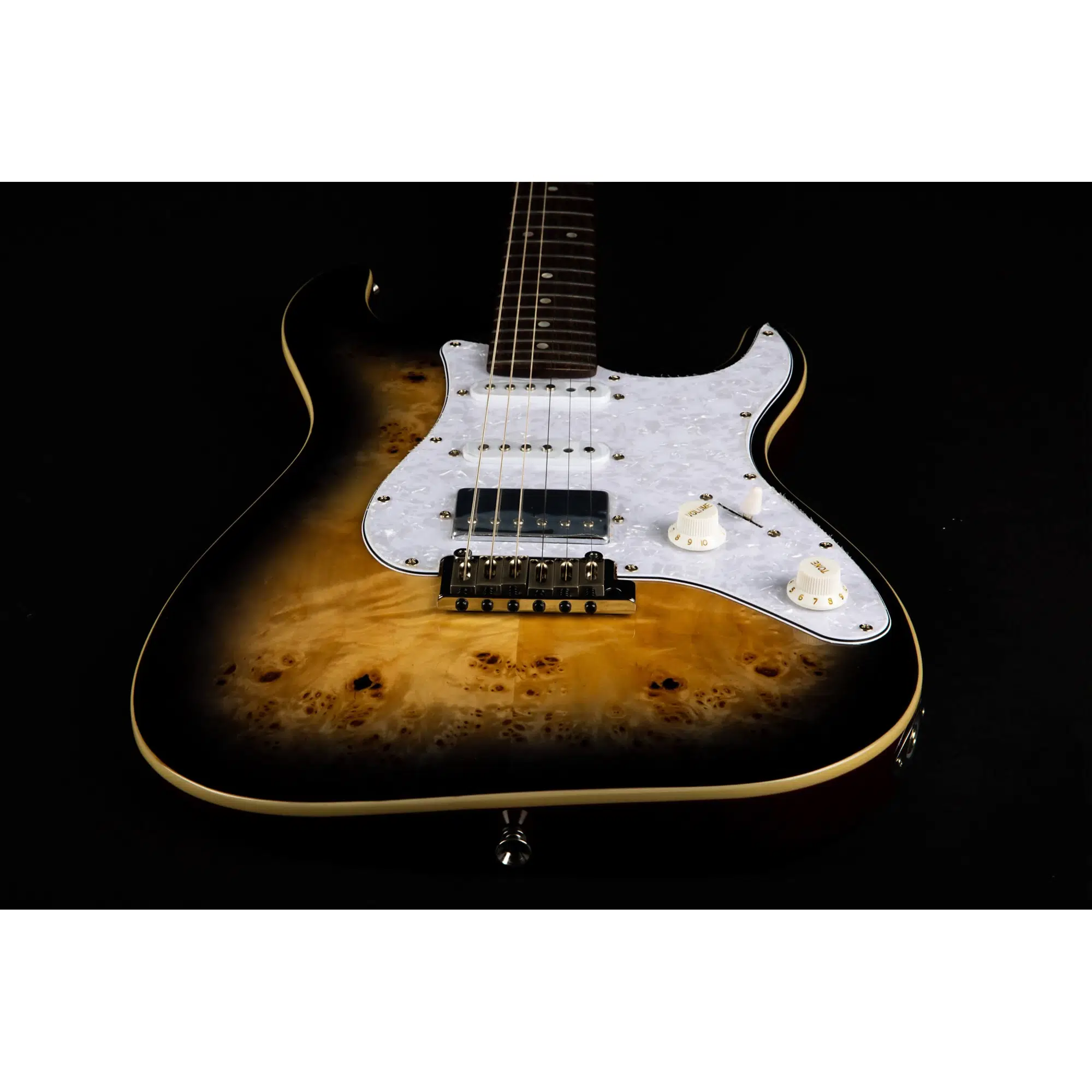 Jet JS-450 QTB R HSS Elektro Gitar (Transparent Brown) Jet JS-450 QTB R HSS Elektro Gitar (Transparent Brown)