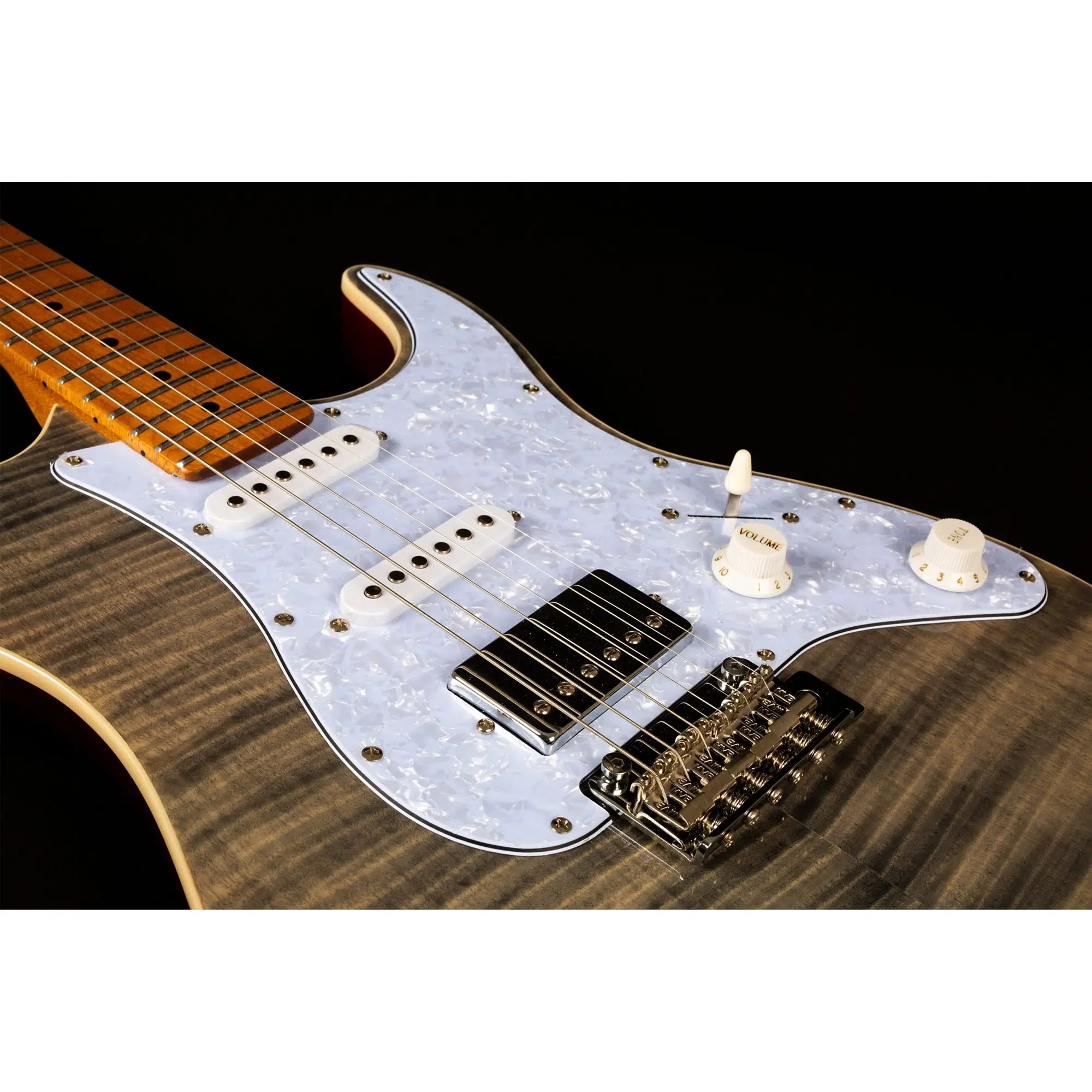 Jet JS-450 TBK HSS Elektro Gitar (Transparent Black) Jet JS-450 TBK HSS Elektro Gitar (Transparent Black)