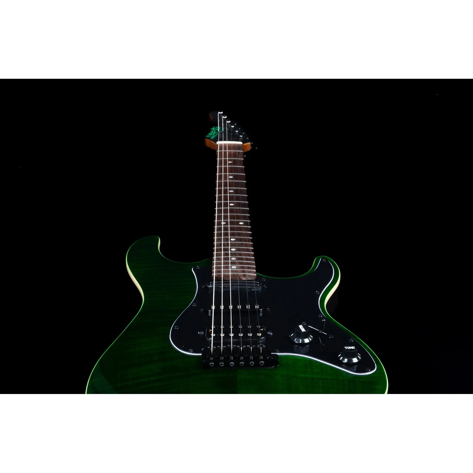 Jet JS-450 TGR R HSS Elektro Gitar (Transparent Green) Jet JS-450 TGR R HSS Elektro Gitar (Transparent Green)