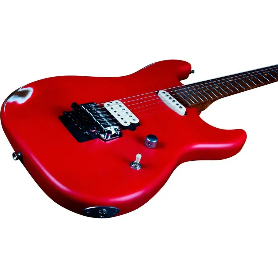 Jet JS-850 RLC FR Elektro Gitar (Red Relic) Jet JS-850 RLC FR Elektro Gitar (Red Relic)