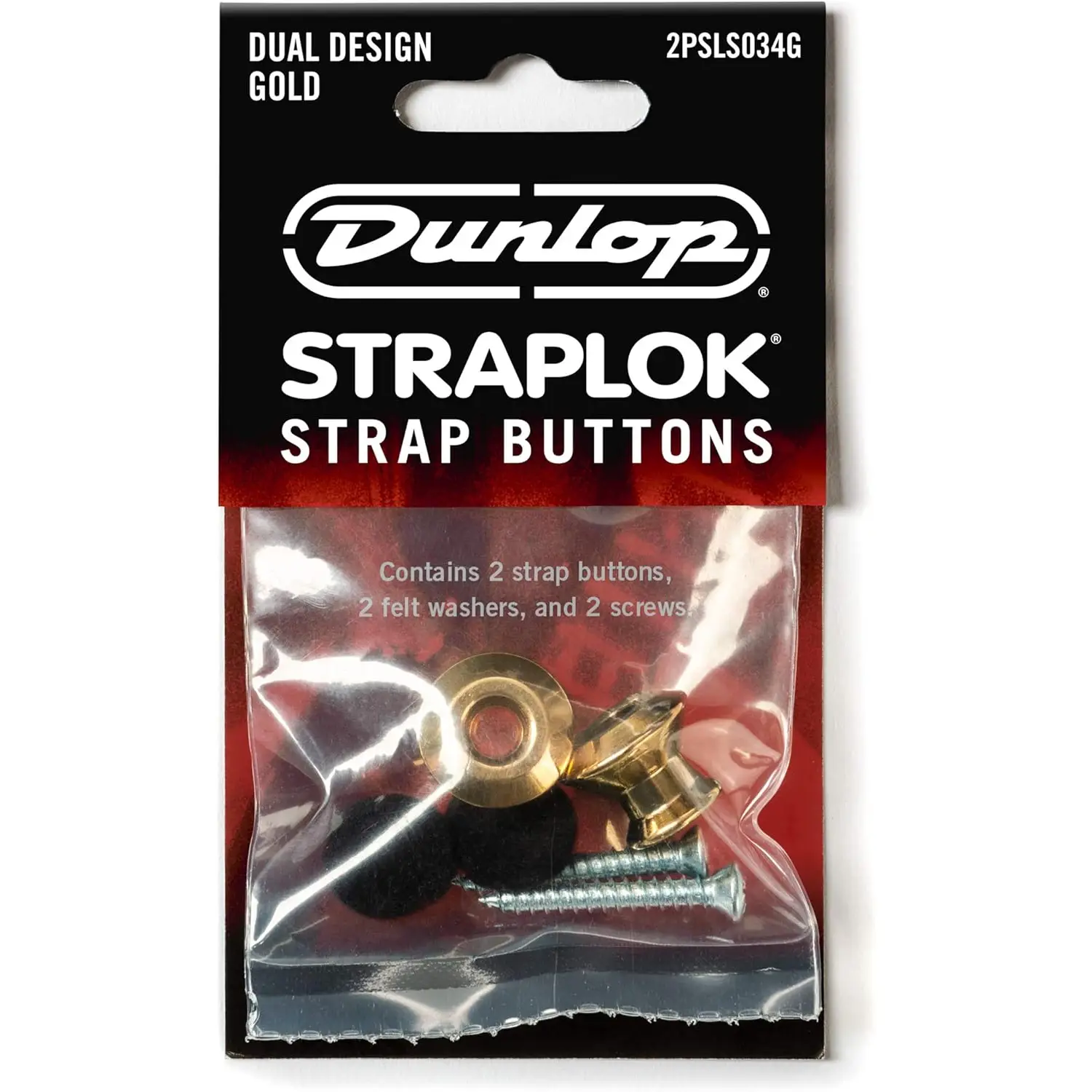 Jim Dunlop 2PSLS034G Straplok Askı Pimi Seti (Gold) Jim Dunlop 2PSLS034G Straplok Askı Pimi Seti (Gold)