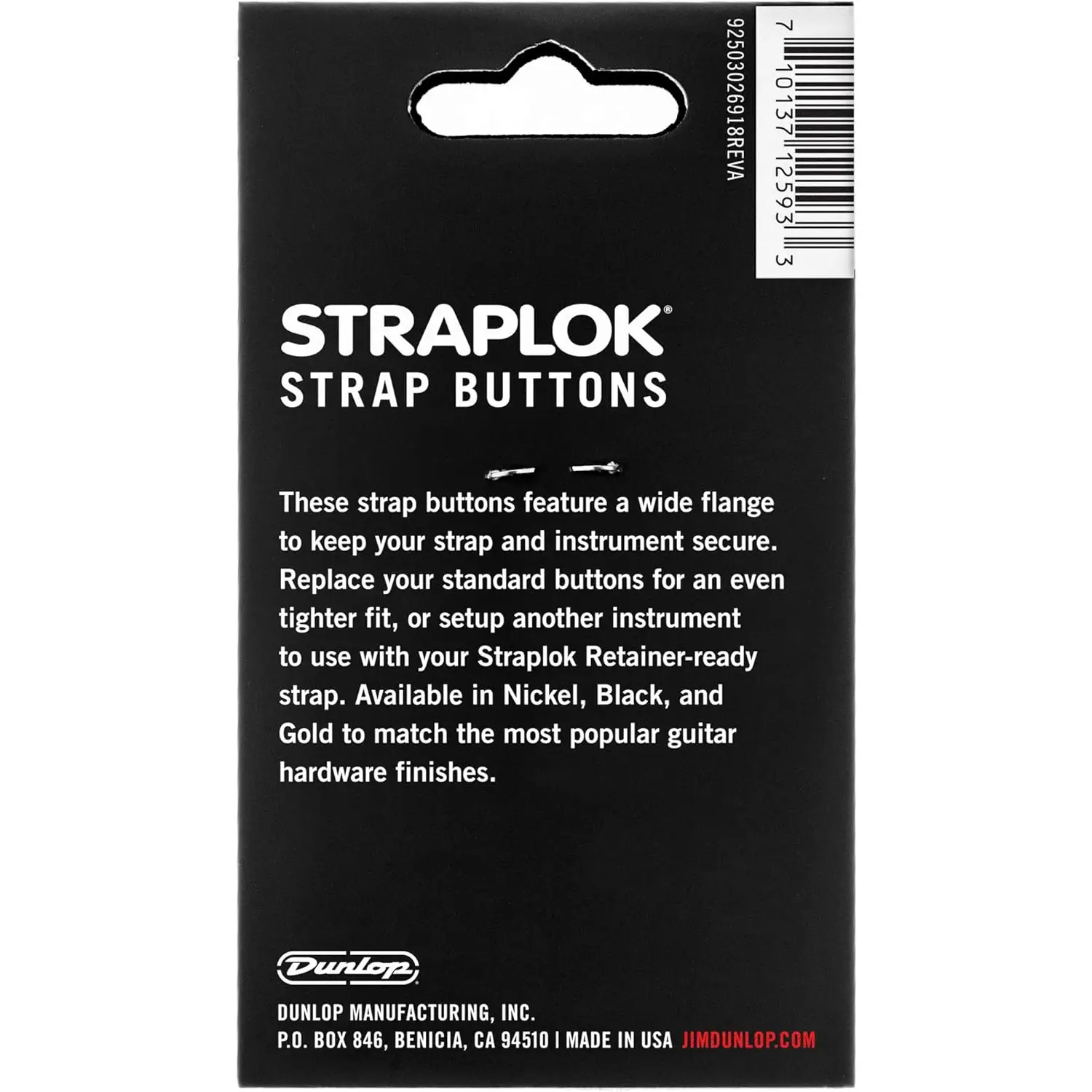Jim Dunlop 2PSLS034G Straplok Askı Pimi Seti (Gold) Jim Dunlop 2PSLS034G Straplok Askı Pimi Seti (Gold)