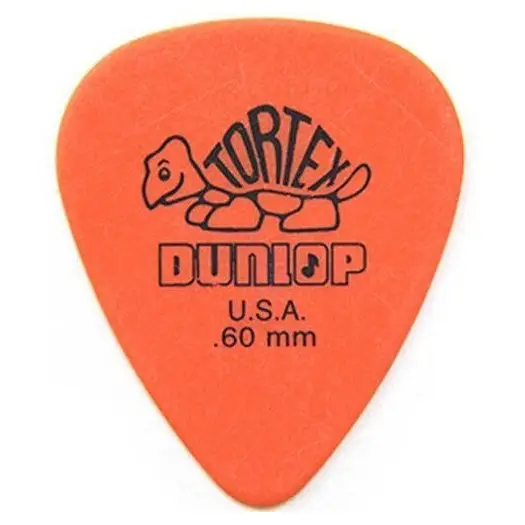 Jim Dunlop 418R.60 Tortex Standard Orange Pena (0.60 mm)