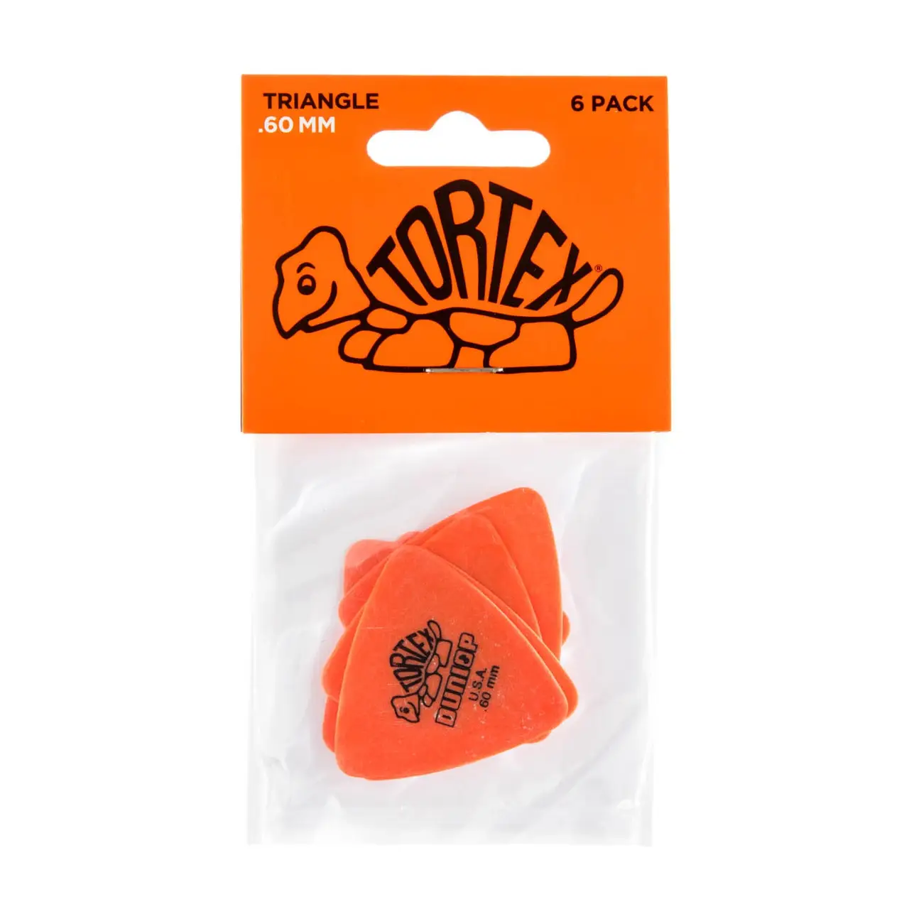 Jim Dunlop 431p.60 Tortex Tri 6'lı Paket Pena (0.60 mm)