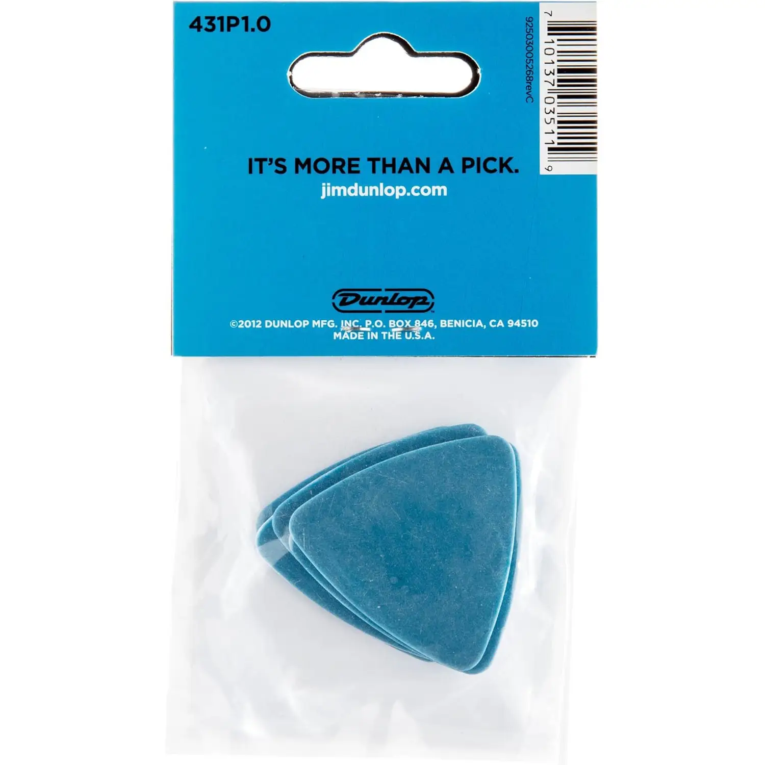 Jim Dunlop 431P1.0 Tortex Triangle Blue 6'lı Paket Pena (1.00 mm) Jim Dunlop 431P1.0 Tortex Triangle Blue 6'lı Paket Pena (1.00 mm)