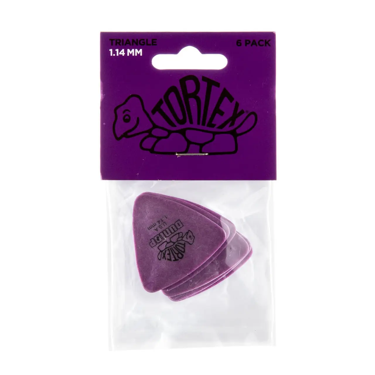 Jim Dunlop 431p1.14 Tortex Tri 6'lı Paket Pena (1.14 mm)