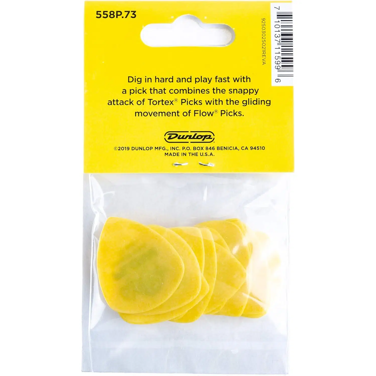 Jim Dunlop 558P.73 Tortex Flow 12li Pena (0.73 mm) Jim Dunlop 558P.73 Tortex Flow 12li Pena (0.73 mm)