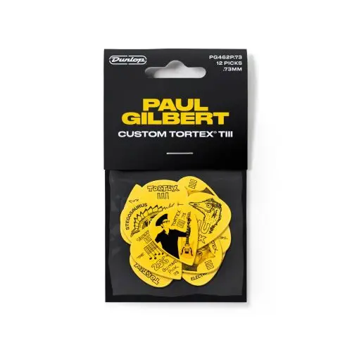 Jim Dunlop PG462P073 Paul Gilbert Signature 12'li Paket Pena (0.73 mm)