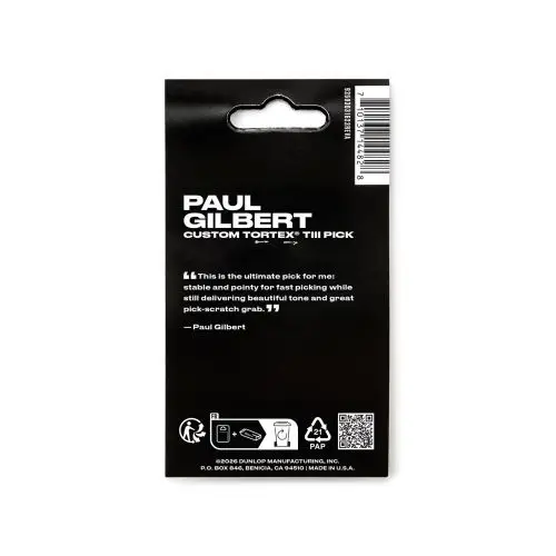 Jim Dunlop PG462P073 Paul Gilbert Signature 12'li Paket Pena (0.73 mm) Jim Dunlop PG462P073 Paul Gilbert Signature 12'li Paket Pena (0.73 mm)
