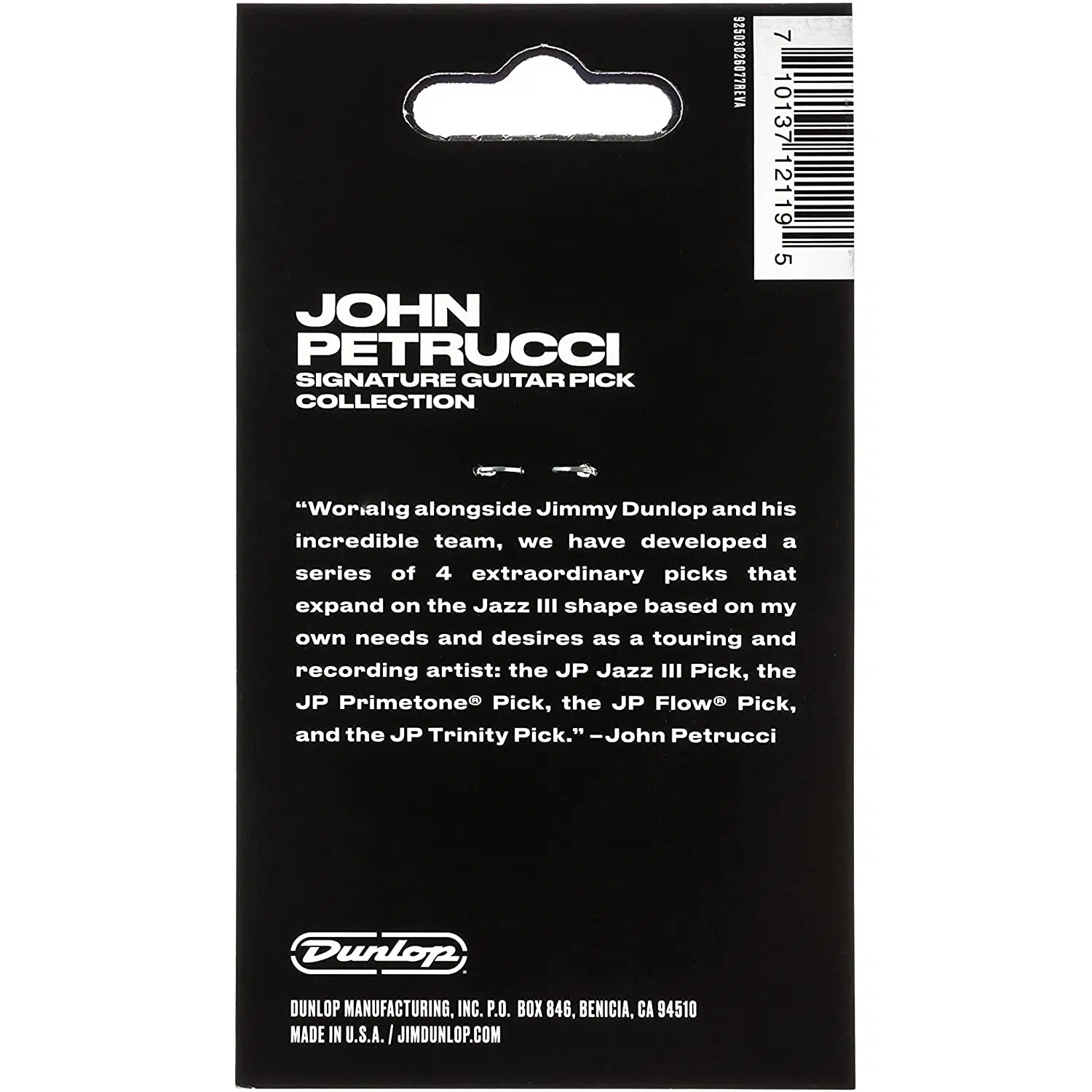 Jim Dunlop PVP119 Petrucci Variety 6lı Paket Pena Jim Dunlop PVP119 Petrucci Variety 6lı Paket Pena