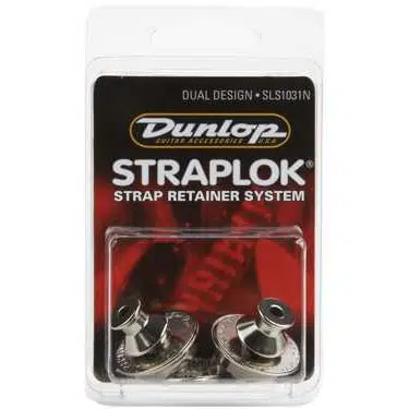 Jim Dunlop Straplok Dual Design Nickel Askı Kilidi Jim Dunlop Straplok Dual Design Nickel Askı Kilidi