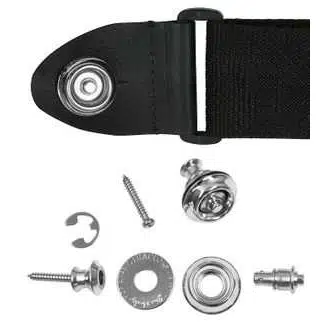 Jim Dunlop Straplok Dual Design Nickel Askı Kilidi Jim Dunlop Straplok Dual Design Nickel Askı Kilidi