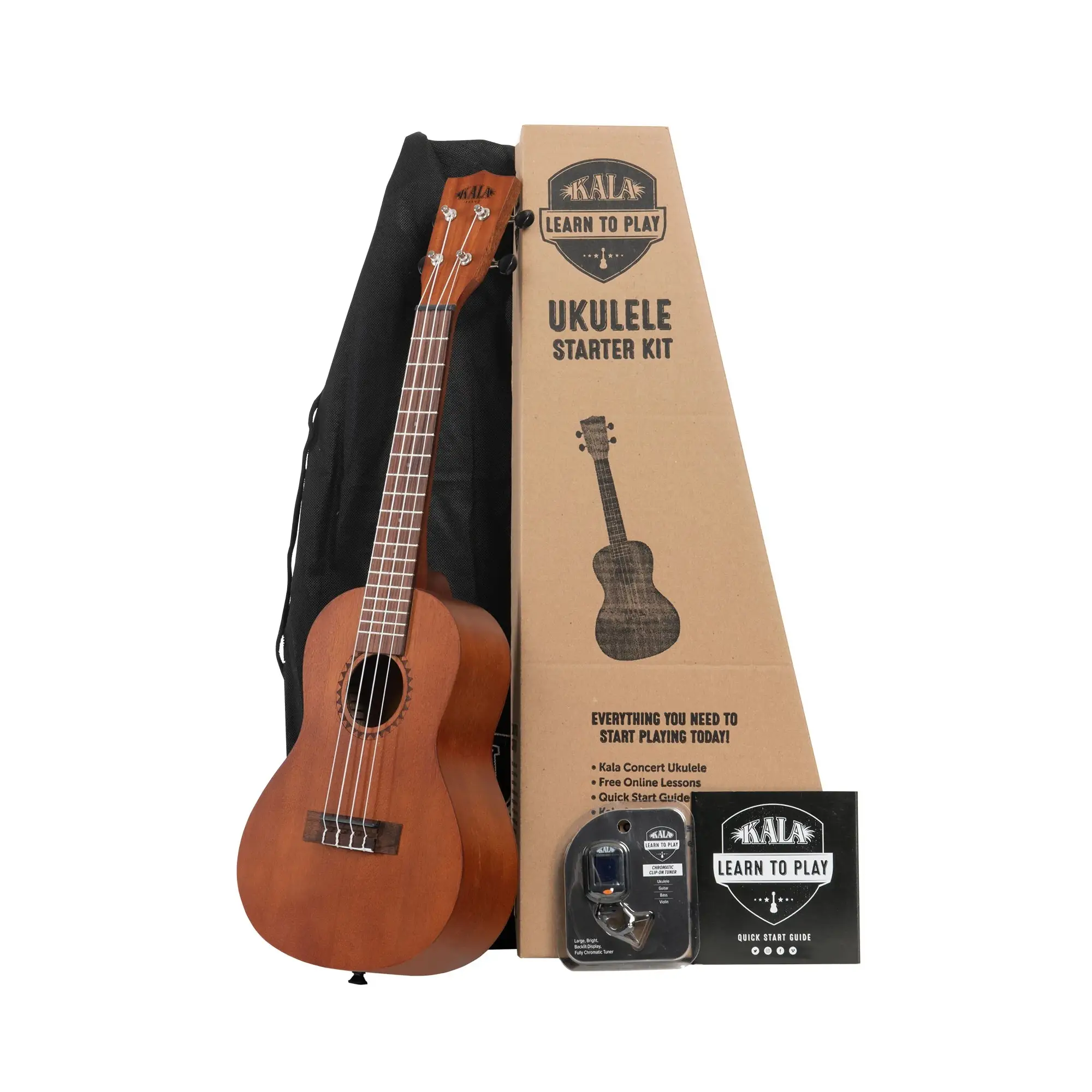 Kala Learn To Play Concert Ukulele Başlangıç Seti