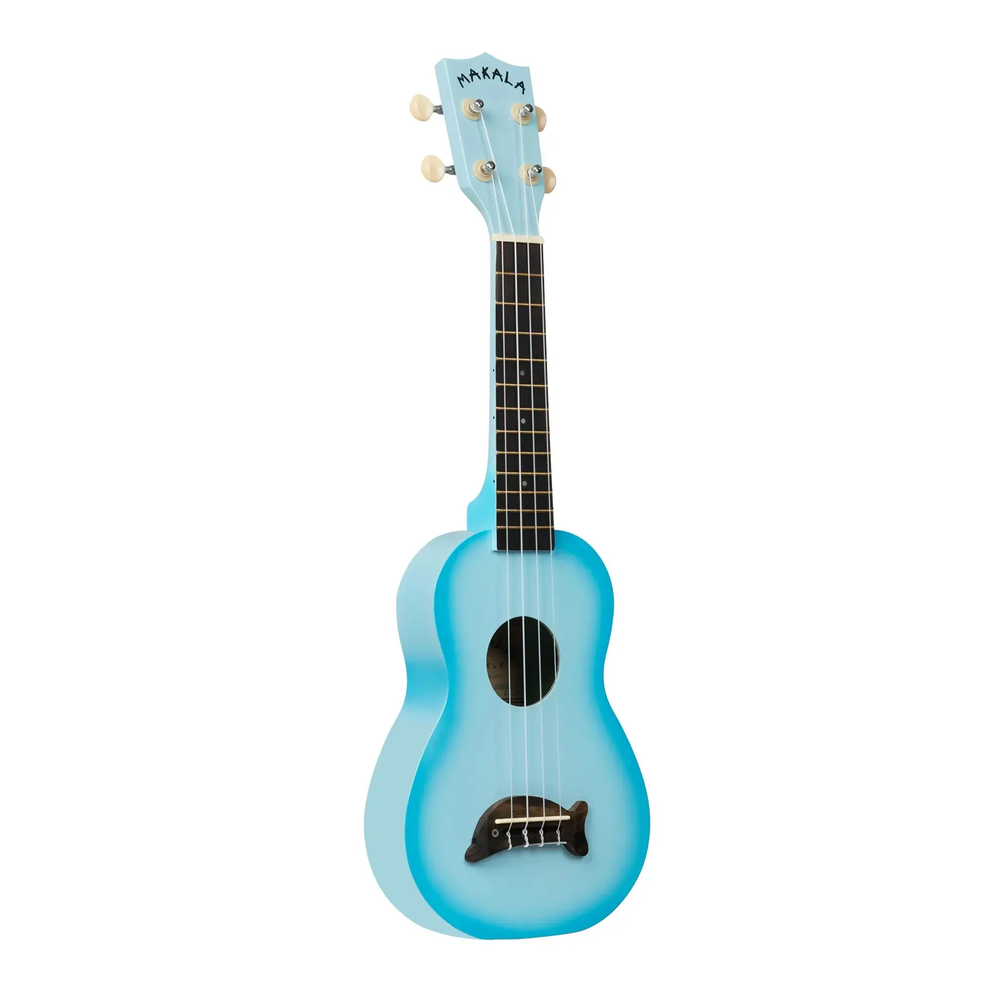 Kala Makala Dolphin Soprano Ukulele (Light Blue Burst) Kala Makala Dolphin Soprano Ukulele (Light Blue Burst)
