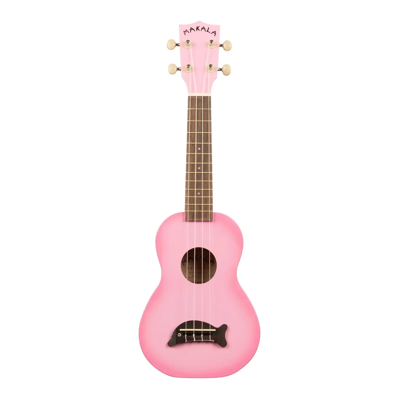 Kala Makala Dolphin Soprano Ukulele (Pink Burst)