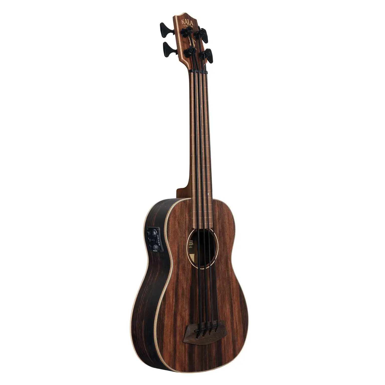 Kala Striped Ebony Perdesiz Akustik-Elektro U•BASS® Akustik Bas Gitar Kala Striped Ebony Perdesiz Akustik-Elektro U•BASS® Akustik Bas Gitar
