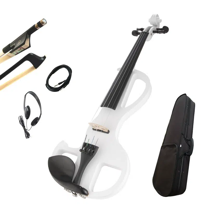 Kinglos Mids Series Advanced 4/4 Elektro Keman (Beyaz) Kinglos Mids Series Advanced 4/4 Elektro Keman (Beyaz)